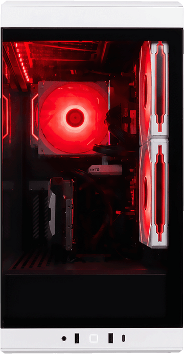 Hyte Y40 White, i9 14900KF, 32GB DDR4, 2TB, 1000W, RTX 5090 32GB, 360MM ARGB Water