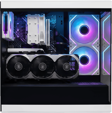Hyte Y40 White, i9 14900KF, 32GB DDR4, 2TB, 1000W, RTX 5090 32GB, 360MM ARGB Water
