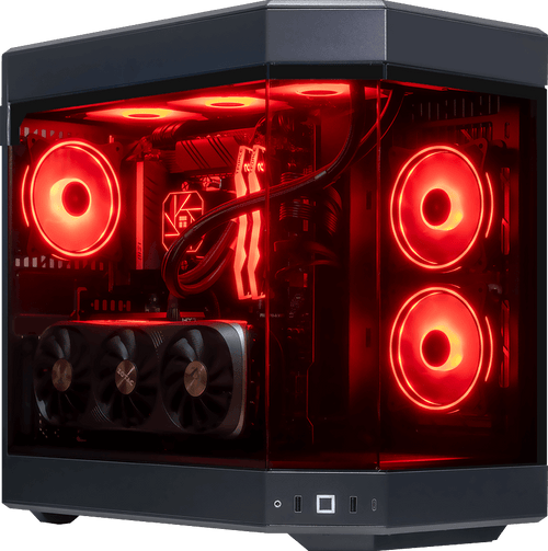 AMD Ryzen 9600X, 16GB DDR5 RAM, 1TB SSD, RTX 4070 - Hyte Y60 Black
