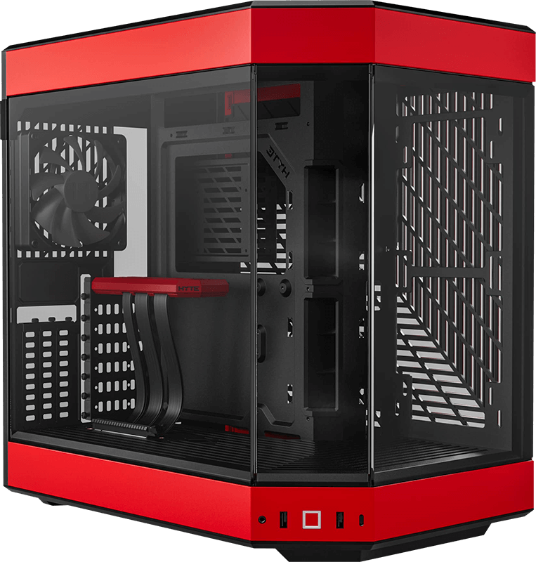 i9-14900KF, 32GB DDR5 RAM, 1TB SSD, RTX 4070 Ti - Hyte Y60, Red