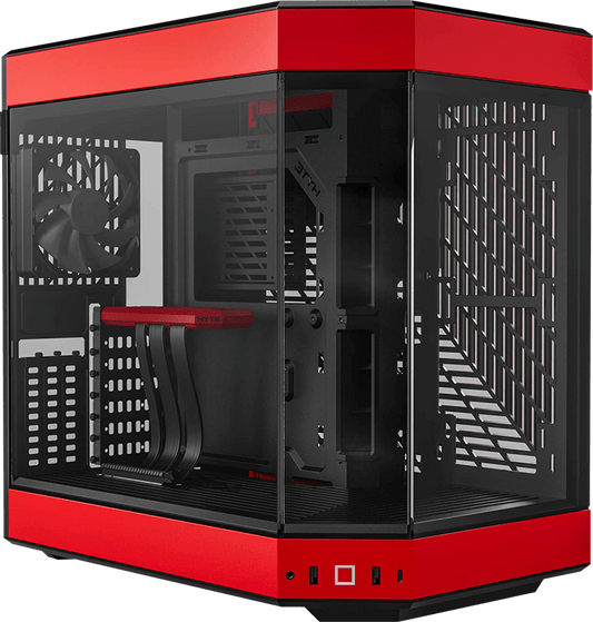 i9-14900KF, 32GB DDR5 RAM, 1TB SSD, RTX 4070 Ti - Hyte Y60, Red