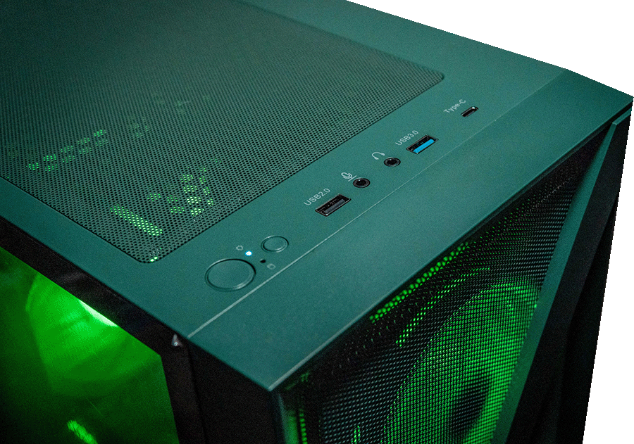 Vetroo M05 - AMD 5500, 16GB RAM, 1TB SSD, RTX 3070 - Green