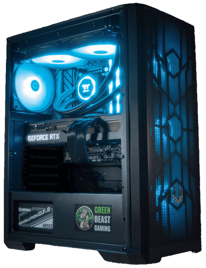 Nova Mesh - i9 13900K, 32GB DDR5 RAM, 1TB SSD, RTX 4070 Ti, 360MM Water Cooling - Black