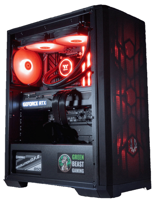 AMD Ryzen 7800X3D, 32GB DDR5 RAM, 1TB SSD, RTX 4070, 240MM AIO - Nova Mesh - Black