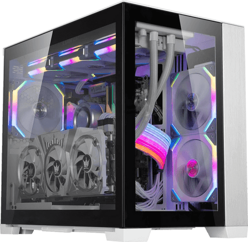 i9 14900KF, 32GB DDR5 RAM, 1TB SSD, RTX 4070 Ti, 360MM Water Cooling, Lian Li O11D Mini White