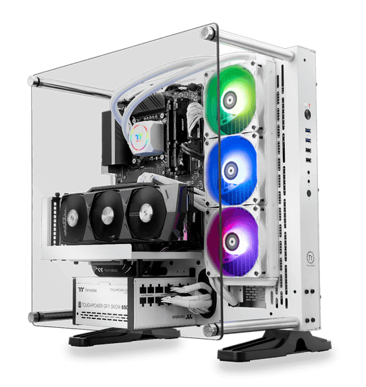 i9 13900K, 32GB DDR5 RAM, 1TB SSD, RTX 4070 Ti, 360MM Water Cooling - Best Value Core P3 - WHITE