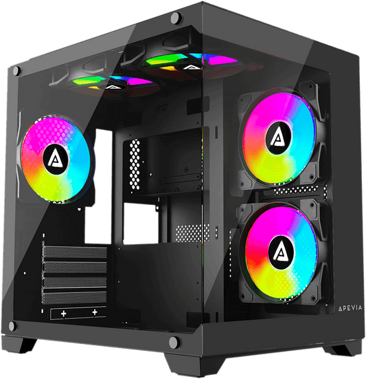Base Configuration - AMD - APEVIA Prism Black