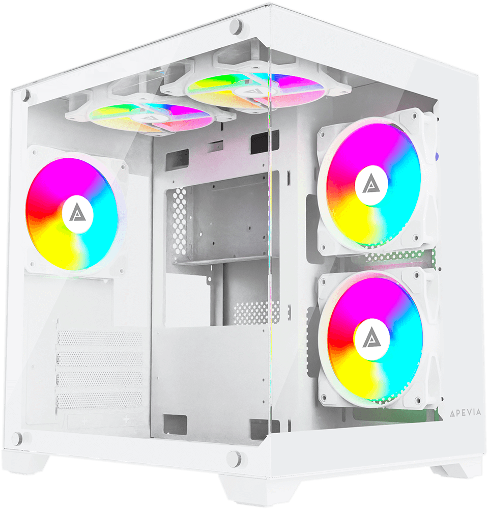 Prism White, Ryzen 5 9600X, 32GB DDR5, 1TB, 850W, RTX 5070 12GB, Upgraded RGB Air