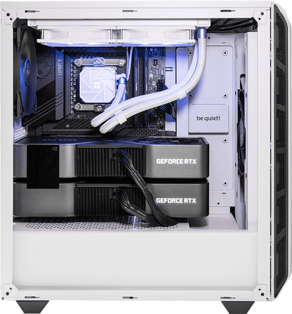 Dual GPU Pro Workstation - Pure 500 - Intel - White