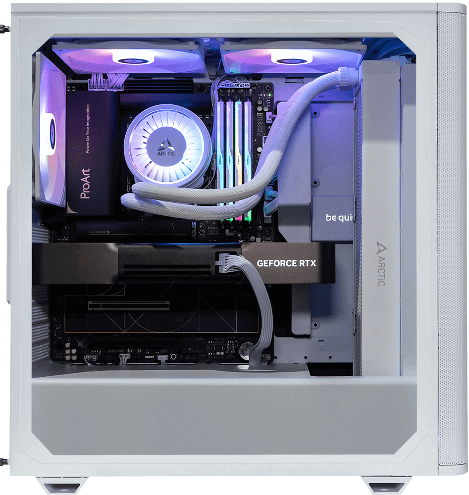 Pure 501 White, Ryzen 5 5500, 16GB DDR4, 1TB, 550W, GTX 1660 SUPER 6GB, Standard Air