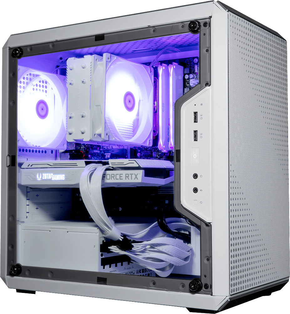 Q300L White, i9 14900KF, 32GB DDR4, 1TB, 850W, RTX 5070 Ti 16GB, 240MM ARGB Water