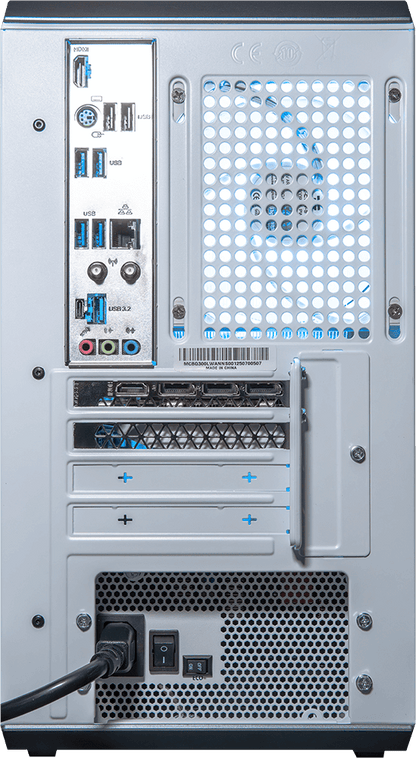 Base Configuration - AMD - Q300L White Mini Customizable Gaming PC Base Configuration - AMD - Q300L White Mini Customizable Gaming PC