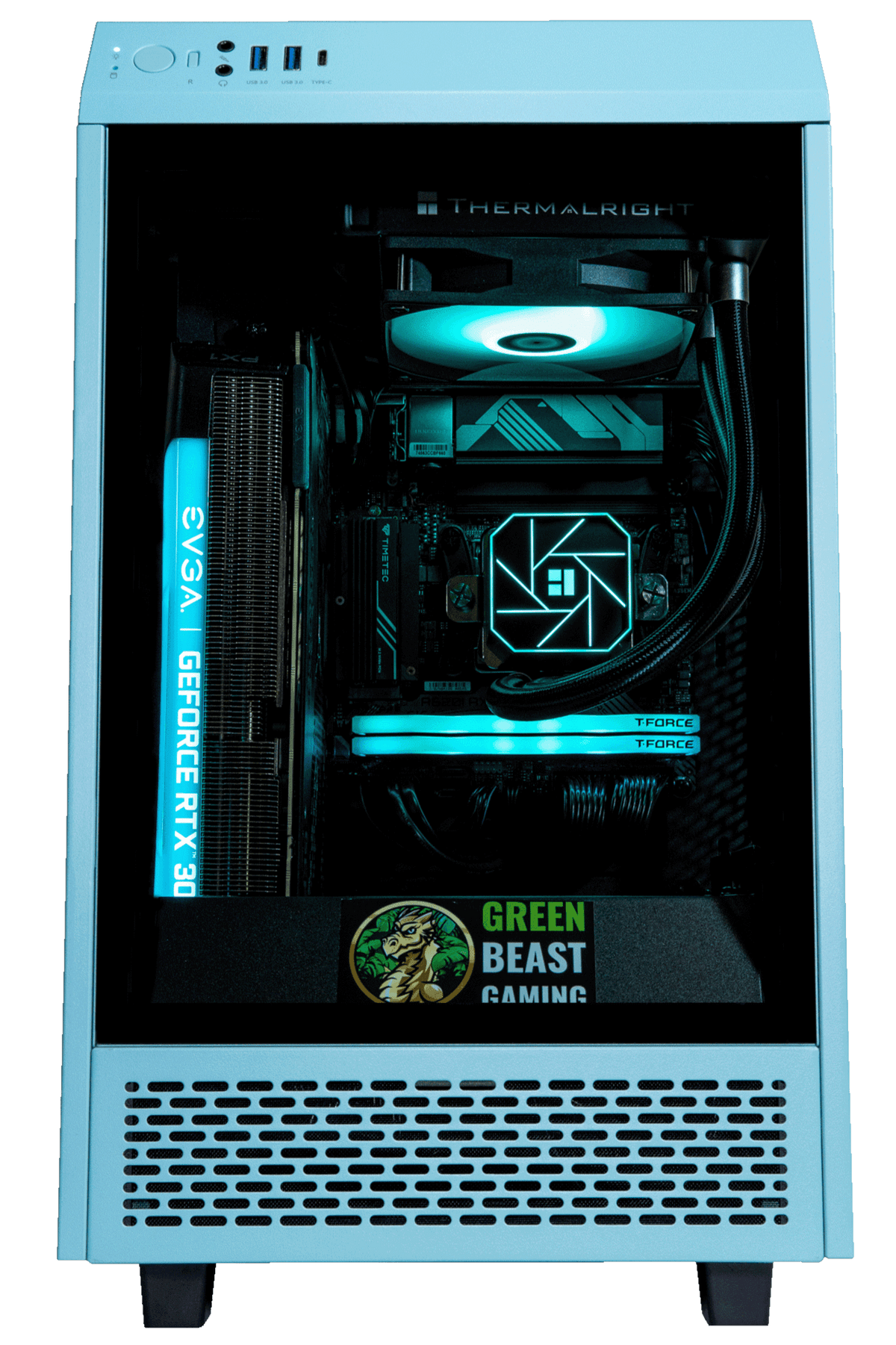 Tower 100 Mini Blue, i5 12400F, 16GB DDR4, 1TB, 550W, GTX 1660 SUPER 6GB, Standard Air
