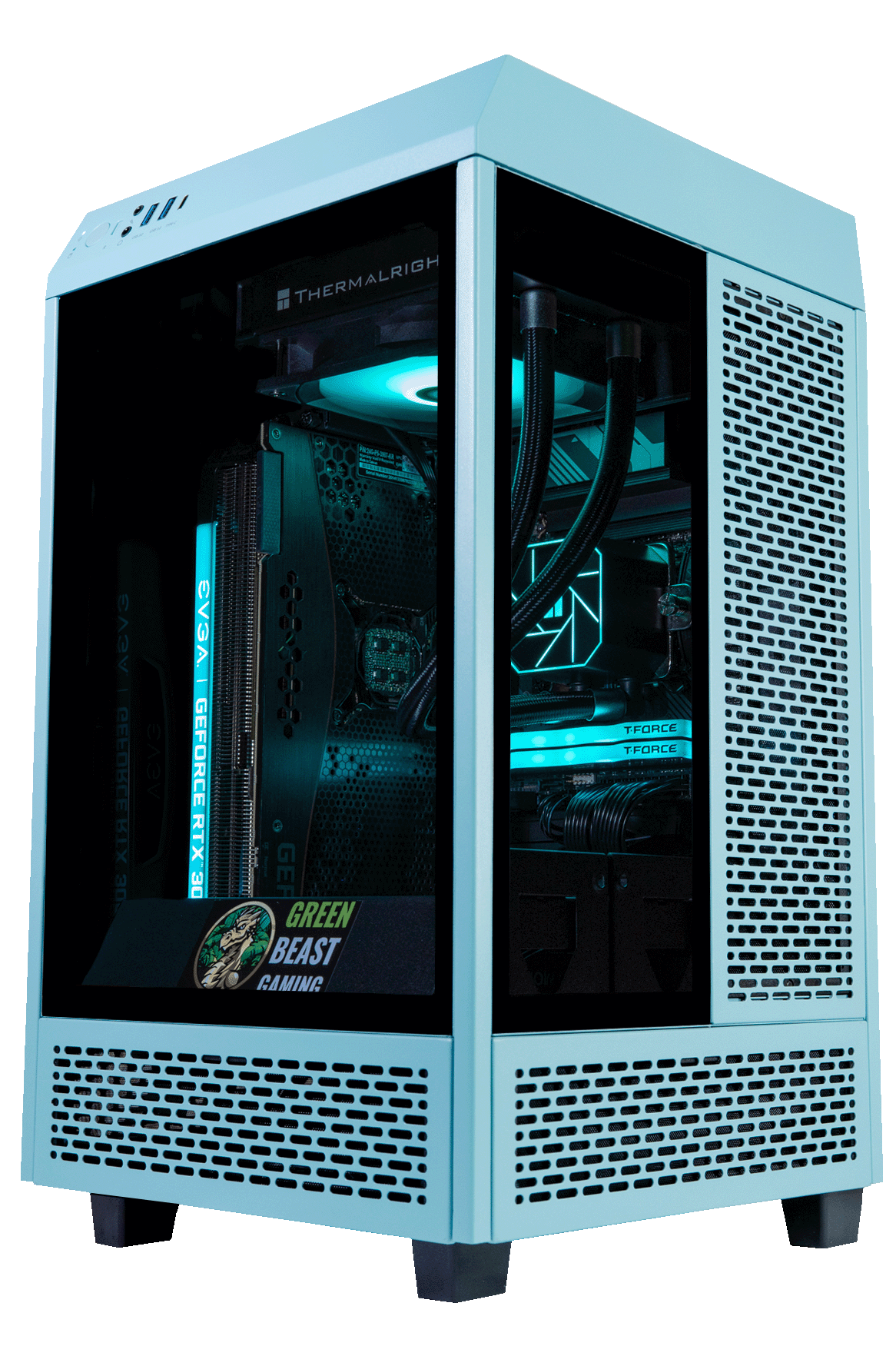 Tower 100 Mini Blue, i5 12400F, 16GB DDR4, 1TB, 550W, GTX 1660 SUPER 6GB, Standard Air