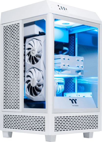 AMD 7800X3D, 32GB DDR5 RAM, 1TB SSD, RTX 4070 - Tower 100 Mini - White