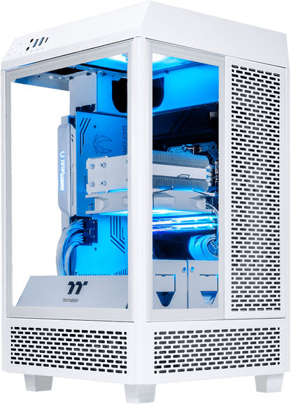 AMD 7800X3D, 32GB DDR5 RAM, 1TB SSD, RTX 4070 - Tower 100 Mini - White