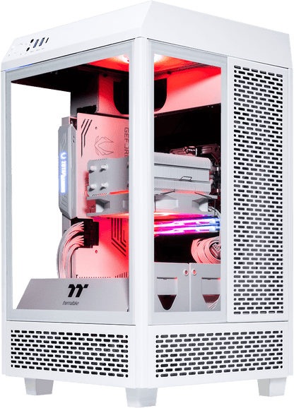 AMD Ryzen 7600X, 16GB DDR5 RAM, 1TB SSD, RTX 4070 - Tower 100 Mini - White