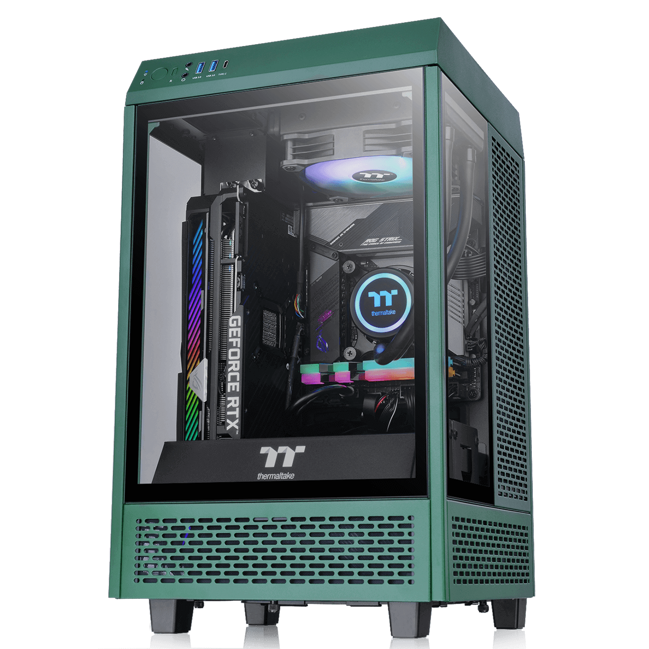 T100 Tower - Build Your Own - AMD - Green