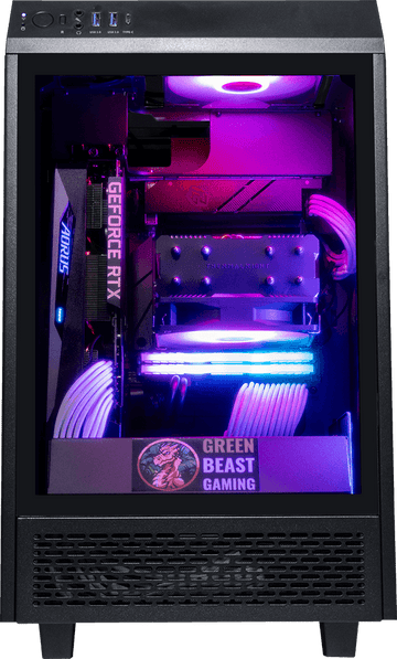 Tower 100 Mini Black, Ryzen 5 9600X, 32GB DDR5, 2TB, 850W, RTX 5070 12GB, Upgraded RGB Air