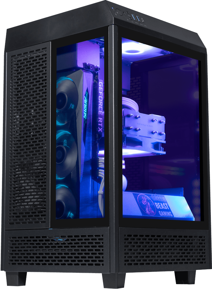 Tower 100 Mini Black, i5 12400F, 32GB DDR4, 1TB, 550W, RTX 5060 Ti 16GB, Standard Air