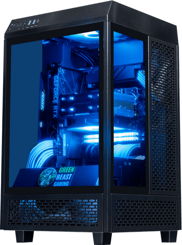 Tower 100 Mini Black, Ryzen 5 9600X, 32GB DDR5, 2TB, 850W, RTX 5070 12GB, Upgraded RGB Air