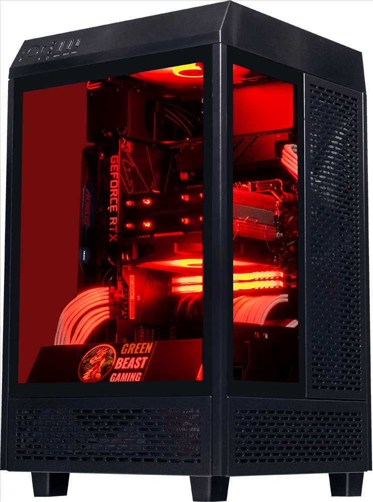 Tower 100 Mini Black, Ryzen 5 9600X, 32GB DDR5, 2TB, 850W, RTX 5070 12GB, Upgraded RGB Air