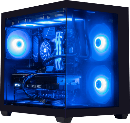 i9 14900KF, 32GB DDR5 RAM, 1TB SSD, RTX 4070 Ti, 360MM Water Cooling, Vetroo AL900 Black