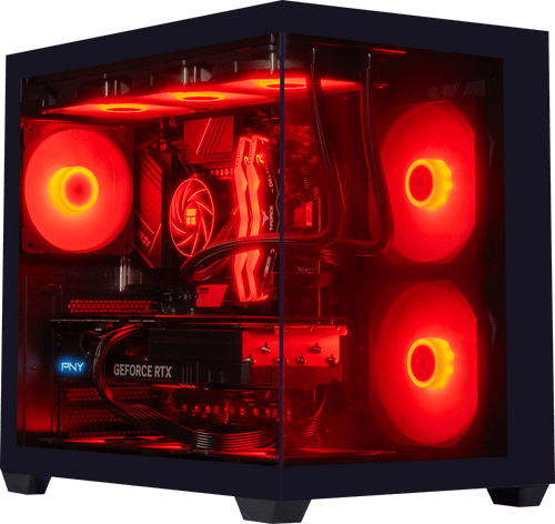 AMD Ryzen 9600X, 16GB DDR5 RAM, 1TB SSD, RTX 4070 - Vetroo AL900 Black