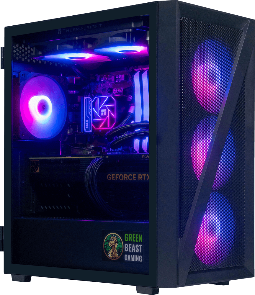 M06 Black, Ryzen 5 9600X, 32GB DDR5, 1TB, 850W, RTX 5070 12GB, Upgraded RGB Air