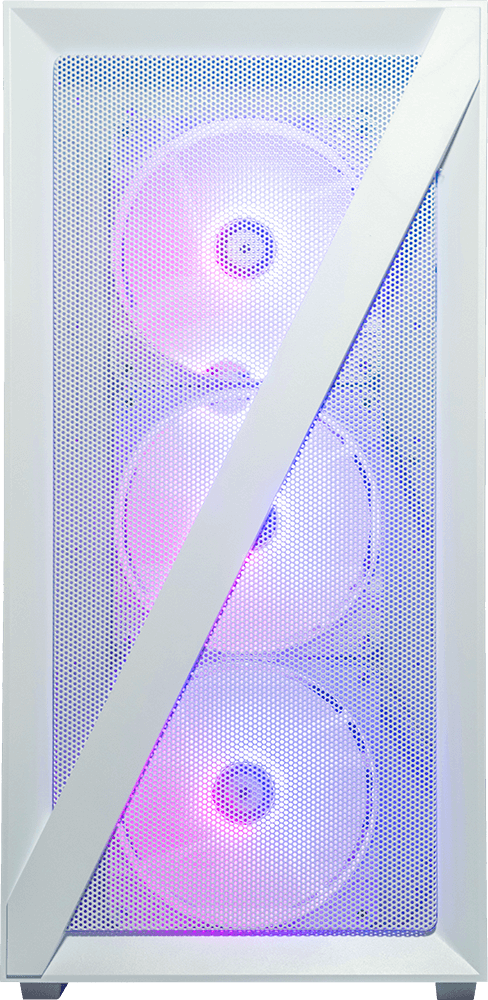 M06 White, Ryzen 5 5500, 16GB DDR4, 1TB, 550W, RTX 5060 Ti 16GB, Standard Air