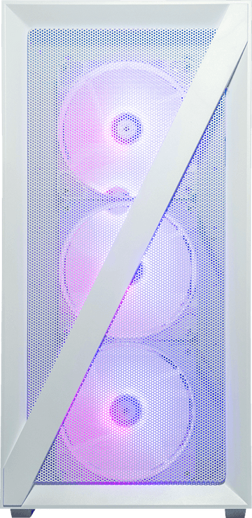 M06 White, Ryzen 5 5500, 16GB DDR4, 1TB, 550W, RTX 5060 Ti 16GB, Standard Air