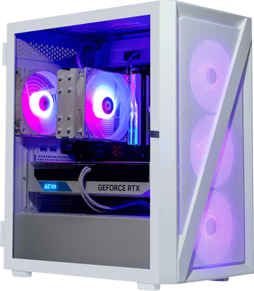 M06 White, Ryzen 5 5500, 16GB DDR4, 1TB, 550W, RTX 5060 Ti 16GB, Standard Air