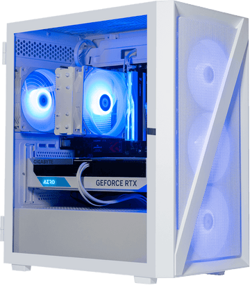 M06 White, Ryzen 5 5500, 16GB DDR4, 1TB, 550W, RTX 5060 Ti 16GB, Standard Air