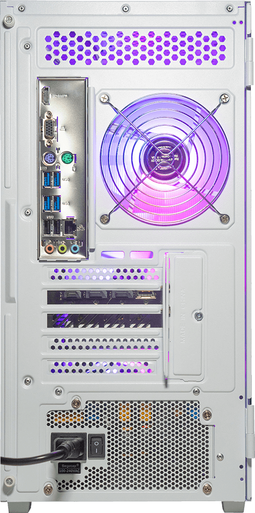 M06 White, Ryzen 5 5500, 16GB DDR4, 1TB, 550W, RTX 5060 Ti 16GB, Standard Air