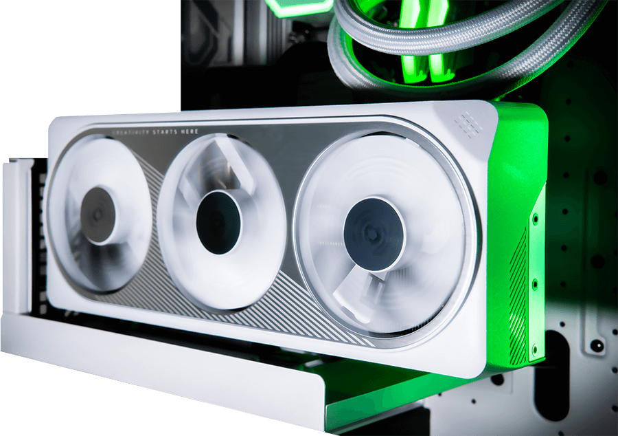 Core P3 Pro White, i9 14900KF, 32GB DDR4, 1TB, 1000W, RTX 4090 24GB, 360MM ARGB Water
