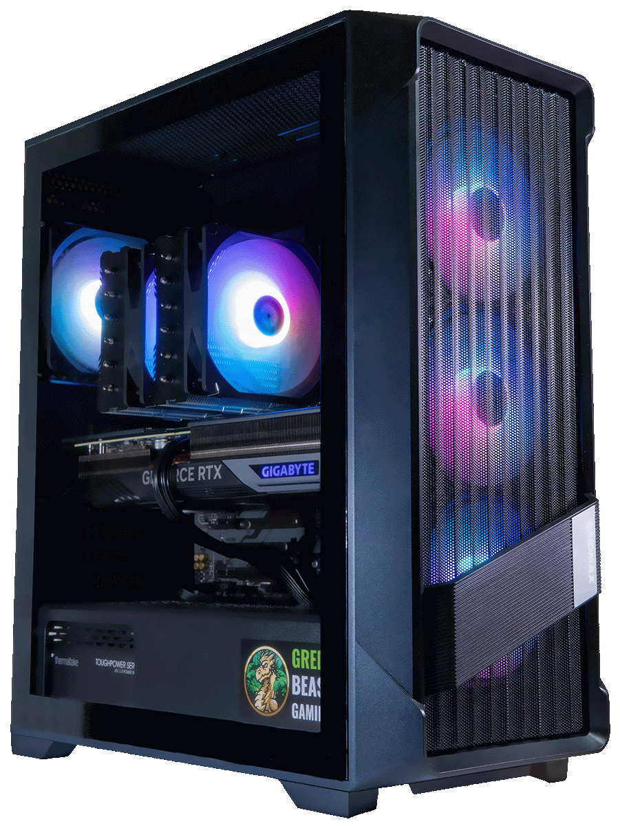 i9 13900K, 32GB DDR5 RAM, 1TB SSD, RTX 4070 Ti, 360MM Water Cooling - X603 Nano - Black