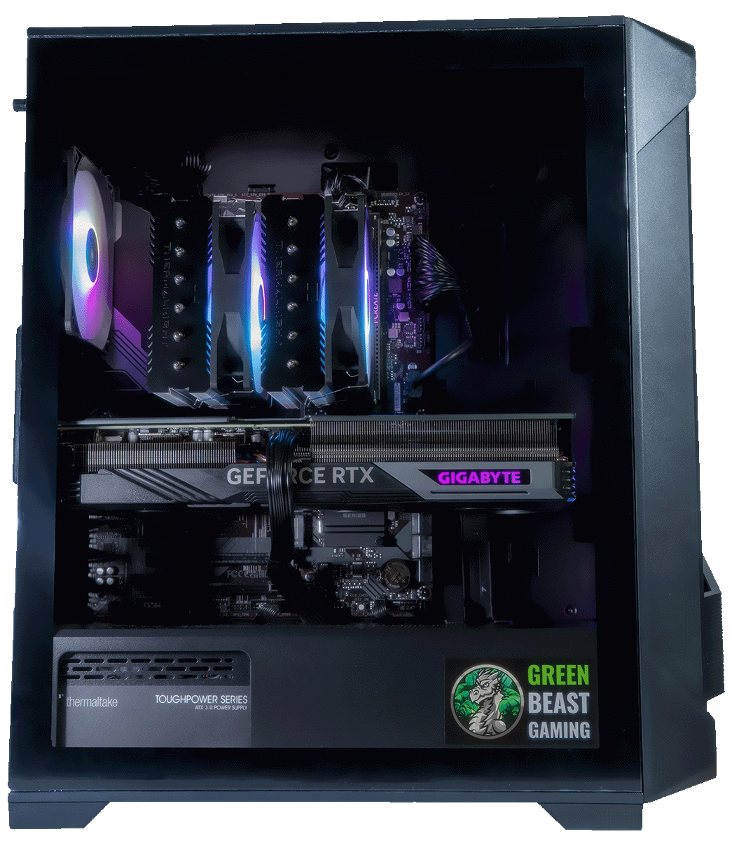 i9 13900K, 32GB DDR5 RAM, 1TB SSD, RTX 4070 Ti, 360MM Water Cooling - X603 Nano - Black